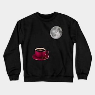 Blood moon coffee Crewneck Sweatshirt